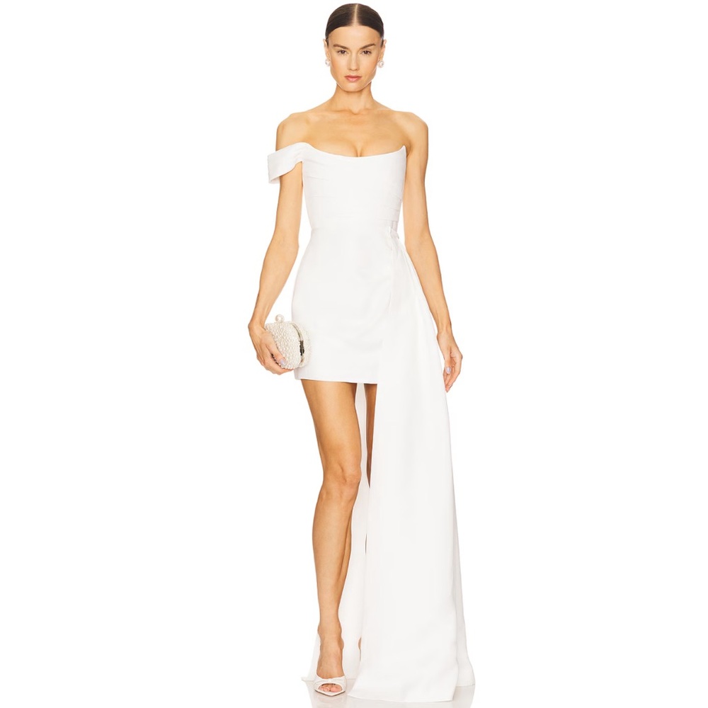 Sau Lee Brenda Dress White Size 2 - Picture 10 of 10